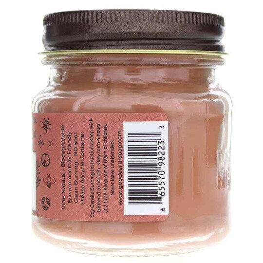 Mason Jar Soy Candle, GOE
